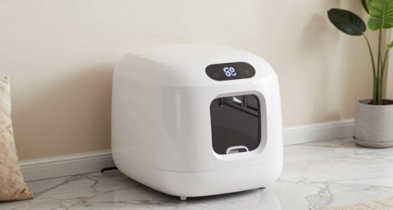 self cleaning litter box features
