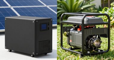 solar versus gas generators