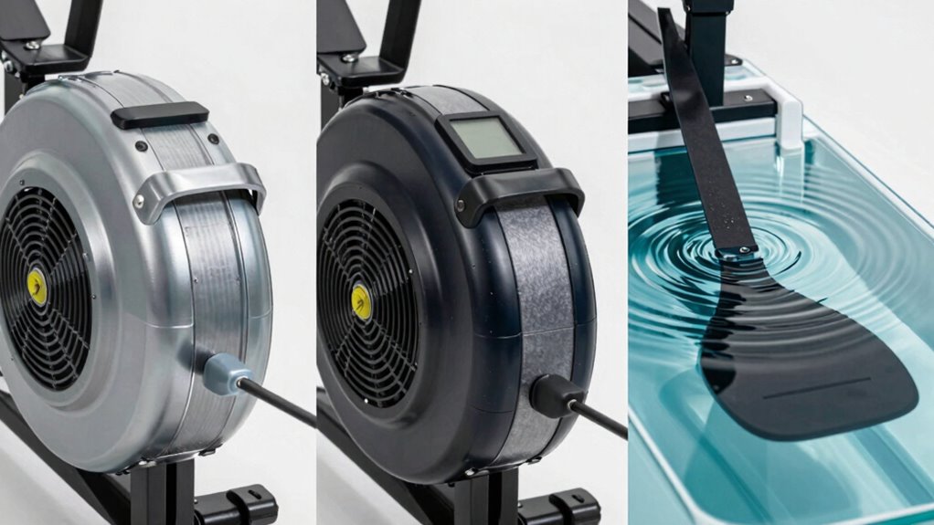 types of rowing resistance