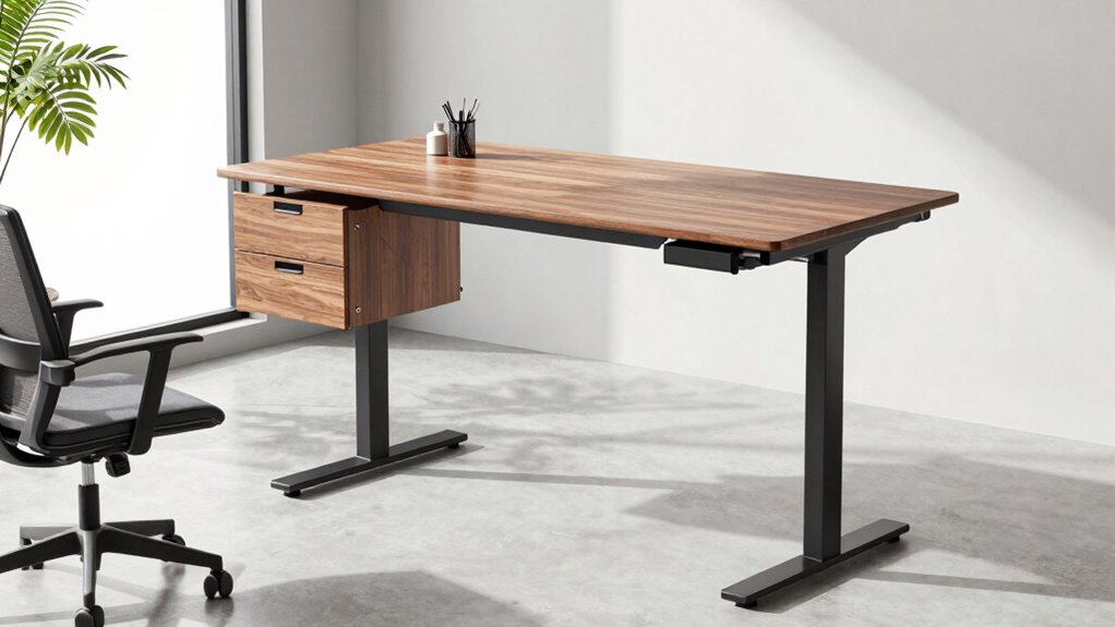 adjustable spacious organized workspace