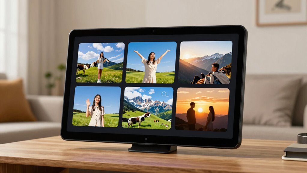 display quality and sharing