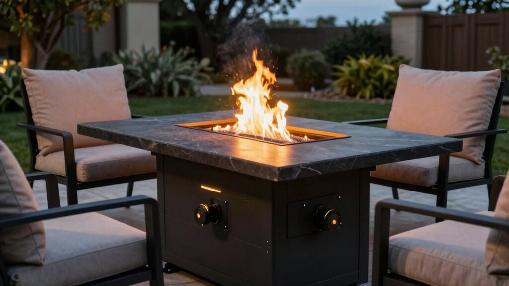 fire pit table safety