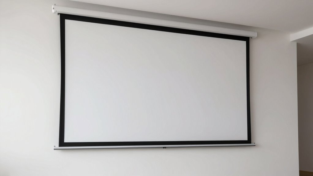 fixed frame projector screen selection