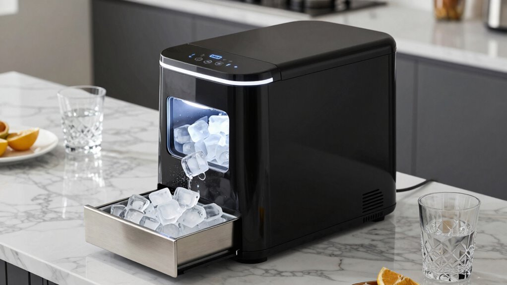 ice maker speed and capacity