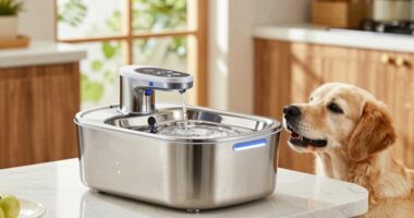 top automatic dog water fountains