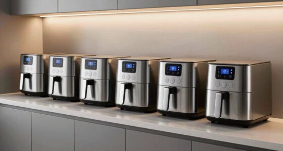 top double drawer air fryers