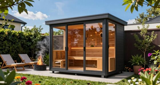 top outdoor backyard saunas