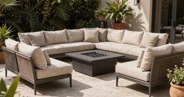 top outdoor sectional sets