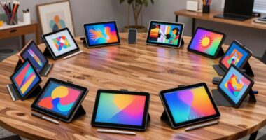 top screen drawing tablets