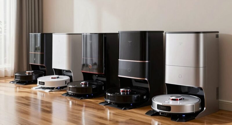 top self emptying robot vacuums