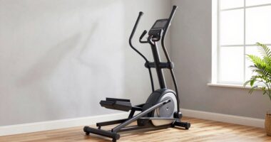 top space saving ellipticals