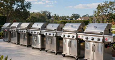 top stainless steel gas grills