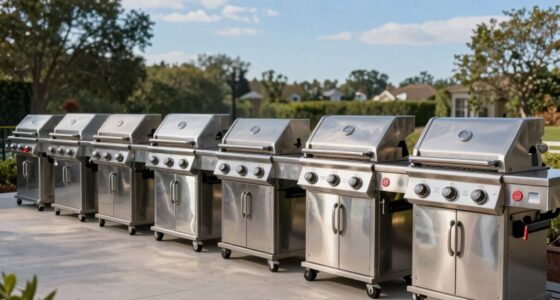top stainless steel gas grills