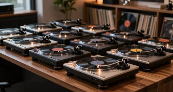top turntables with built in preamps