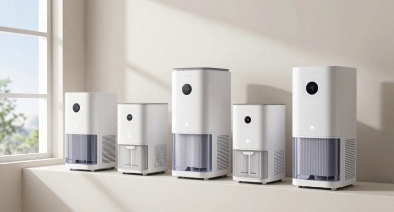 top washable filter purifiers