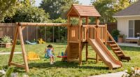 top wooden swing sets 2026