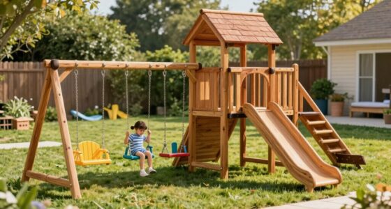 top wooden swing sets 2026
