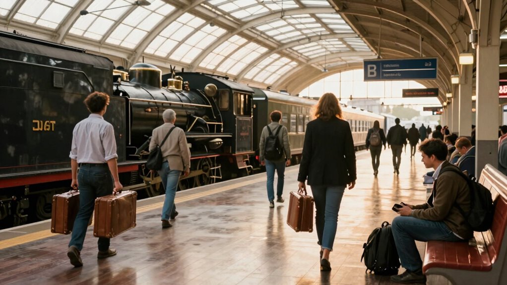 comfortable eco friendly train travel