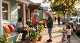 community exchange surprises warmth