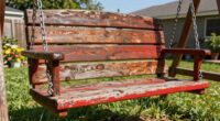 durable wooden swing sets