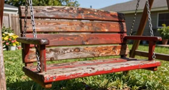 durable wooden swing sets