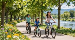 family bike rides weekly