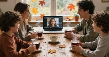 family video call routine