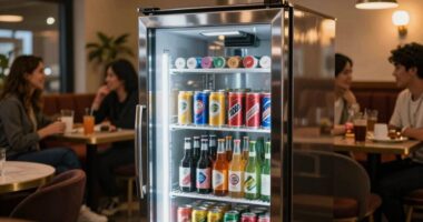 keeps drinks cold conveniently