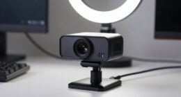 lighting and camera setup