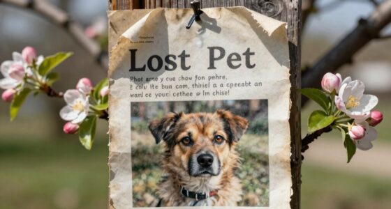 lost pet flyer stories