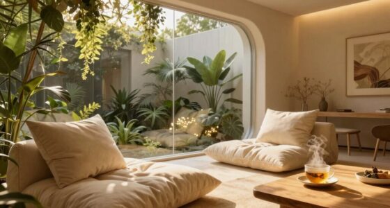 luxurious relaxed sustainable lifestyle