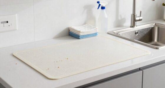 organized countertops simplify cleaning