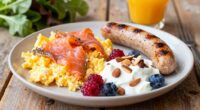 protein rich morning meals