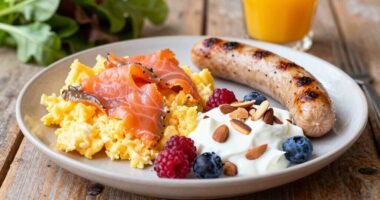 protein rich morning meals