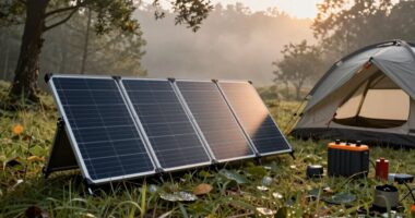 real world camping solar panels