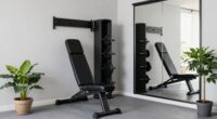 space saving gym organization