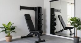 space saving gym organization