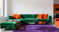 vibrant hues in interiors