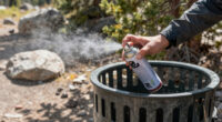 Bear spray is exploding in the trash near Yellowstone National Park