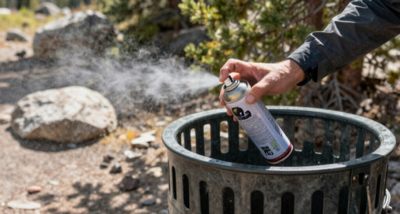 Bear spray is exploding in the trash near Yellowstone National Park