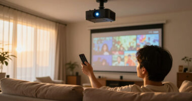 I Built A Fake Home Theater…
