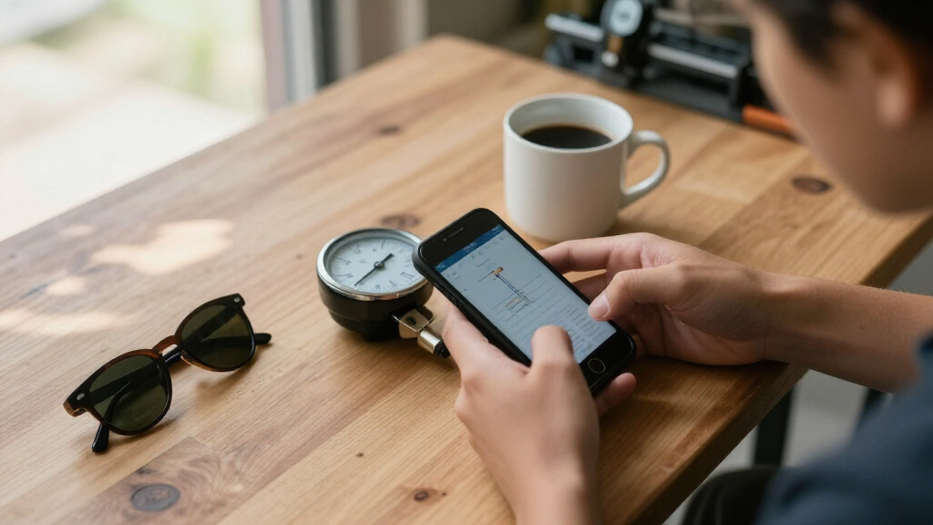 Phone-photo Gauge Reading To Replace Clipboard Rounds