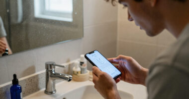 Glow-up Measurement App For Men On Skincare Routines